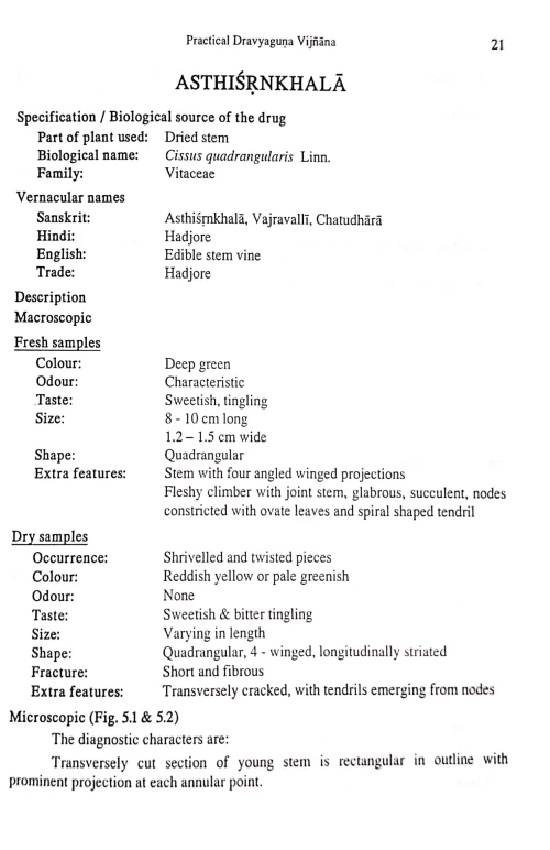 Practical Dravyaguna Vigyan